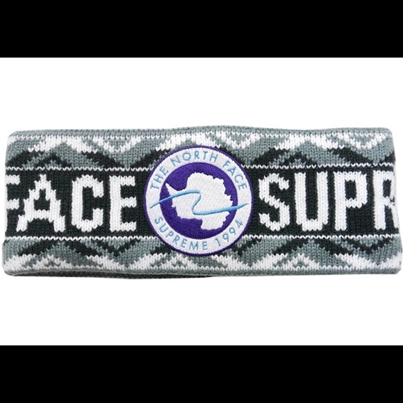 The North Face Other - Supreme x The North Face Antarctica Headband Black